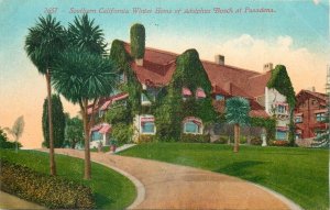 United States Southern California Pasadena winter home of Adolphus Busch 