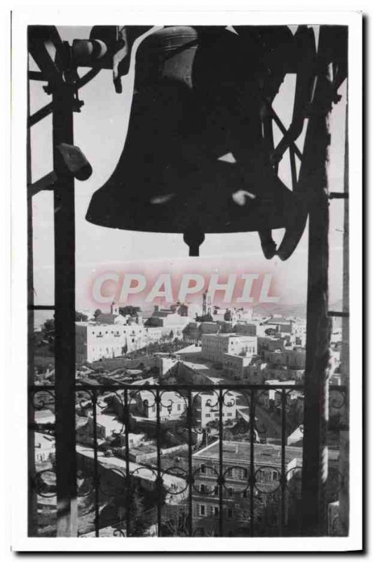 Old Postcard Bell Bethlehem Christmas bell