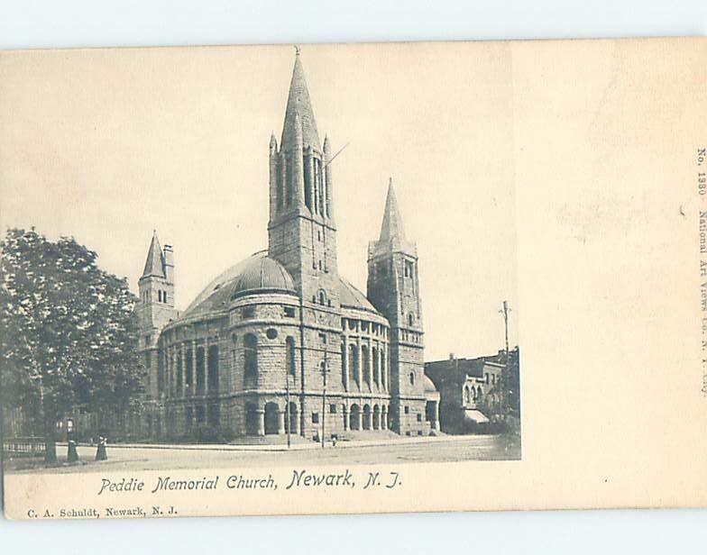 Pre-1907 CHURCH SCENE Newark New Jersey NJ G4454