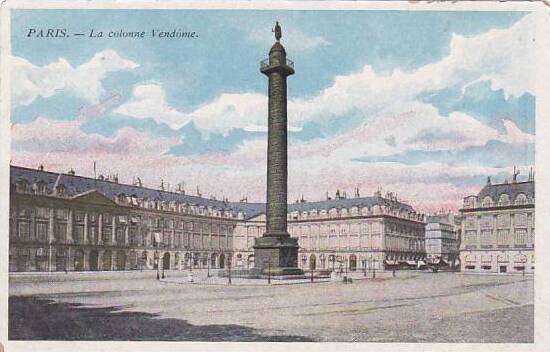 France Paris La colonne Vendome