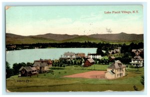 Lake Placid Village New York 1912 North Hampton Vintage Postcard 