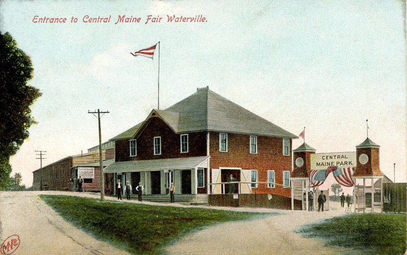 ME - Waterville. Central Maine Fair, Entrance 