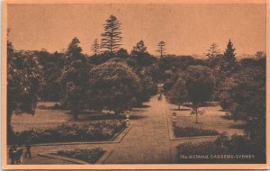 Australia Botanic Gardens Sydney New South Wales Vintage Postcard 01.45