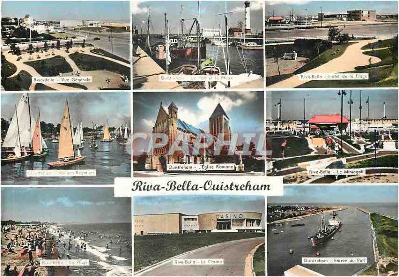 Modern Postcard Ouistreham Riva Bella Riva Beautiful Mini-golf Golf