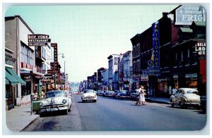 c1960's Roy York Restaurant Princess Street Kingston Ontario Canada Postcard