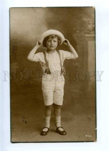 234174 Summer FASHION Child Suspenders braces Vintage PHOTO PC