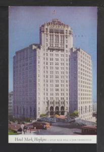 Hotel Mark Hopkins,San Francisco,CA Postcard 