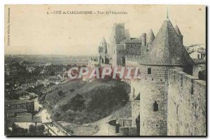 Old Postcard Cite of Carcassonne Tower of the Inquisition