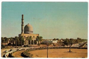 Iraq 1960 Used Postcard Baghdad Firdos Square Ramadan Mosque