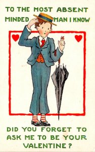 Valentine's Day With Absent Minded Man