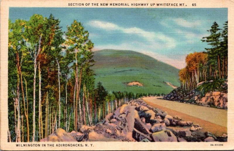 New York Adirondacks Section Of The New Memorial Highway Up Whiteface Mountai...