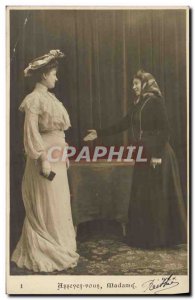 Postcard Old Woman Fortuneteller Seer