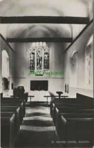 Sussex Postcard - Interior of St Wildred's Chapel, Norton   RS28471