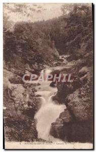 Old Postcard Bourg Sirod Cacade of & # 39Ain