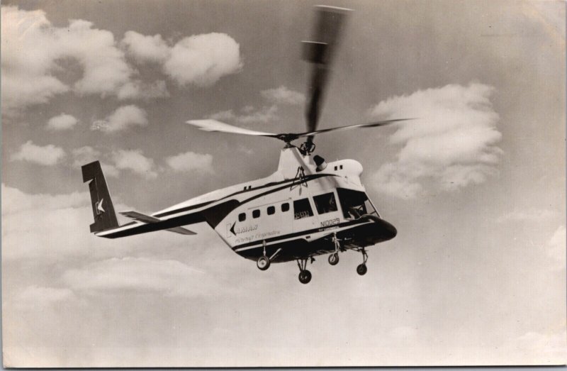 Kaman Huskie III Helicopter Vintage RPPC 09.56 