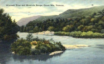Winooski River - Green Mountains, Vermont VT  