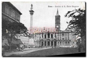 Old Postcard Rama Basillca S Di Maria Maggiore