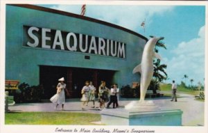 Florida Miami Seaquarium Entrance To Main Building