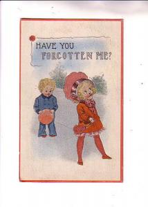 Cute Kids, Forgotten Me? Used 1913Flag Cancel