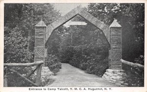 Huguenot New York Entrance To Camp Talcott, Y.M.C.A., Vintage Postcard U12008