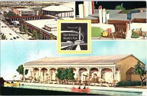 Postcard BUILDING SCENE San Antonio Texas TX AJ1702