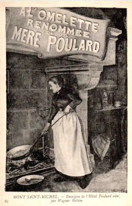 Mont Saint-Michel, France - Dine at the Enseigne de l'Hotel - c1950