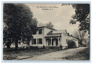 c1910's The Real David Harum Home Homer New York NY Posted Antique Postcard