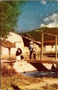 Mt Ixtacihuatl Old Mexico Kodachrome Mike Roberts Wesco Postcard