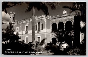 Mexico Palacio De Cortes Cuernavaca Mor. RPPC Postcard A44