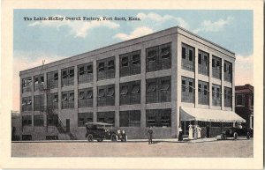 The Lakin-McKey Overall Factory, Fort Scott, Kansas 1920s Kropp Vintage Postcard
