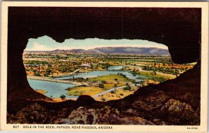 Postcard PANORAMIC SCENE Phoenix Arizona AZ AK5921