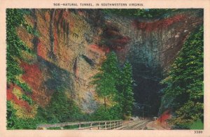 Natural Tunnel in Southwestern Virginia c.1930's Postcard 2T5-598