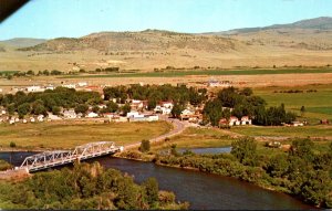 Montana Ennis Birds Eye View Showing Madison River