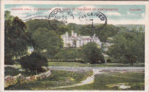 England Derbyshire Haddon Hall Home Of The Duke Of Westminster 1907