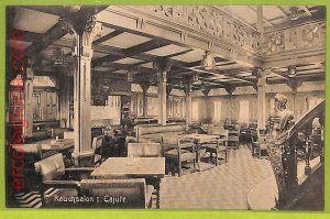 af7815 - VINTAGE POSTCARD - Hamburg-Amerika-Line    Ship  KAJUTE NAVI