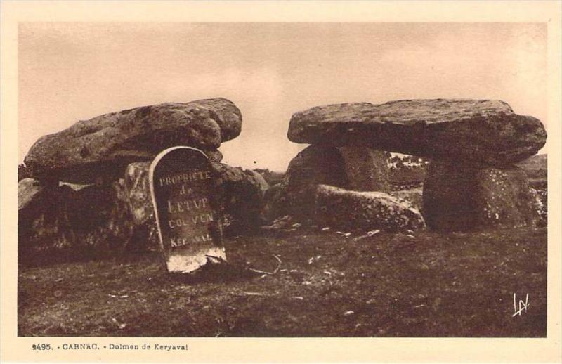 56 - Carnac - Dolmen de Keryaval