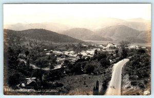 RPPC JACALA, HIDALGO Mexico ~ PANORAMA ca 1930s Real Photo Postcard