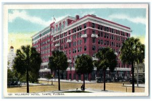 c1920s Hillsboro Hotel Exterior Roadside Tampa Florida FL Unposted Tree Postcard