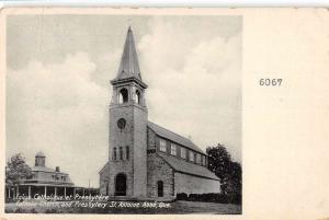 St Antoine Abbe Quebec Canada Catholic Church Antique Postcard J61120