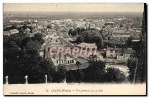 Old Postcard Lucon Vue Generale Heading South