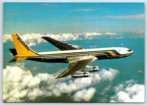 Aviation Postcard Sudan Airways Airlines Boeing 707-3J8C Blue Nile EQ7