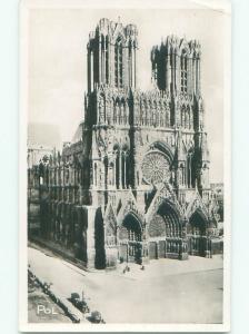 old rppc NICE VIEW Reims France i2732