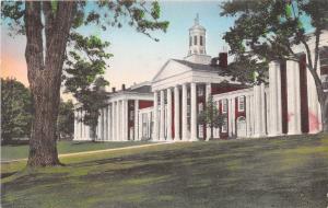 Washington & Lee University Lexington Virginia hand colored Albertype postcard