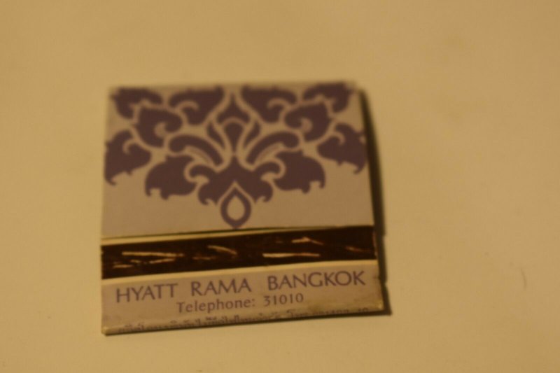 Hyatt Rama Bangkok 30 Strike Matchbook