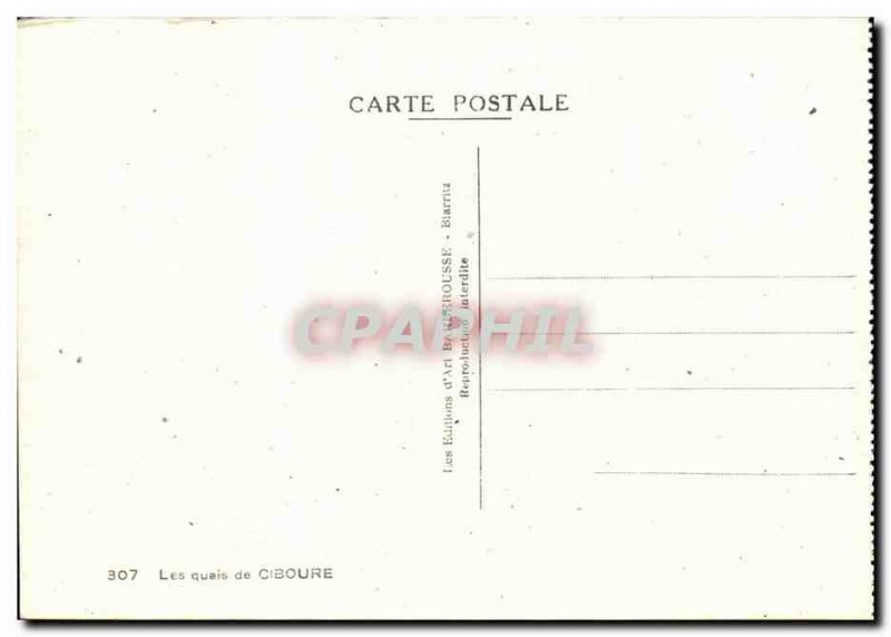 Ciboure - Quays - Old Postcard