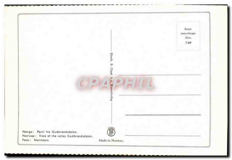 Postcard Modern Fra Norge Patri Gudbrandsdalen Children