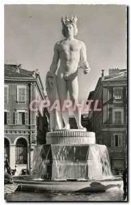 Old Postcard The French Riviera Nice Place Massena Fountain of the Sun