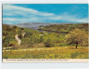 Postcard The picturesque community of Bear River, Canada