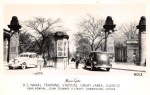 Great Lakes, Illinois, U.S. Naval Training Station Main Gate, AA371-26