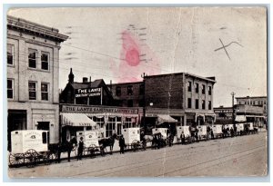 1912 Main Street The Lantz Sanitary Laundry Co. Advertising Denver CO Postcard 